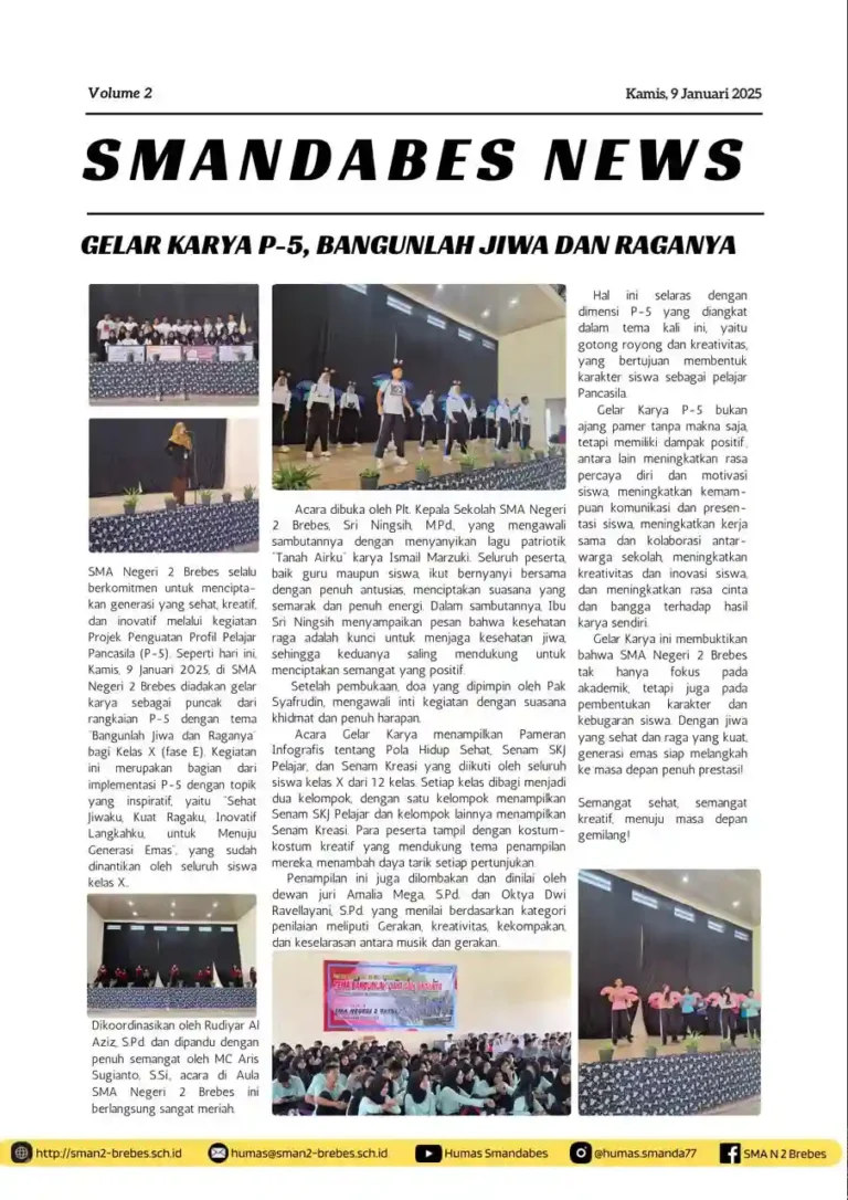 2. Gelar Karya Bangunlah Jiwa Raganya