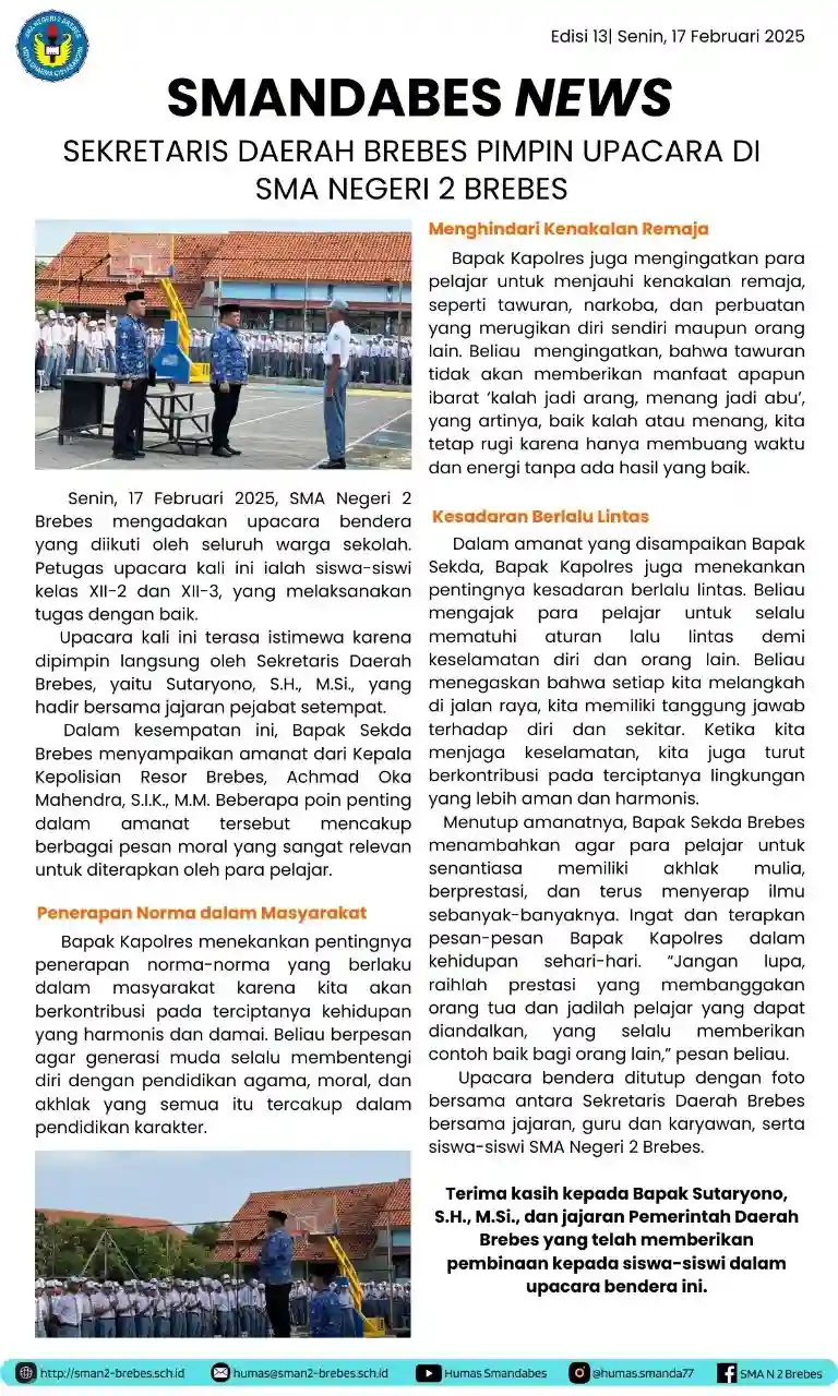 Edisi 13-Upacara Pembina Sekda