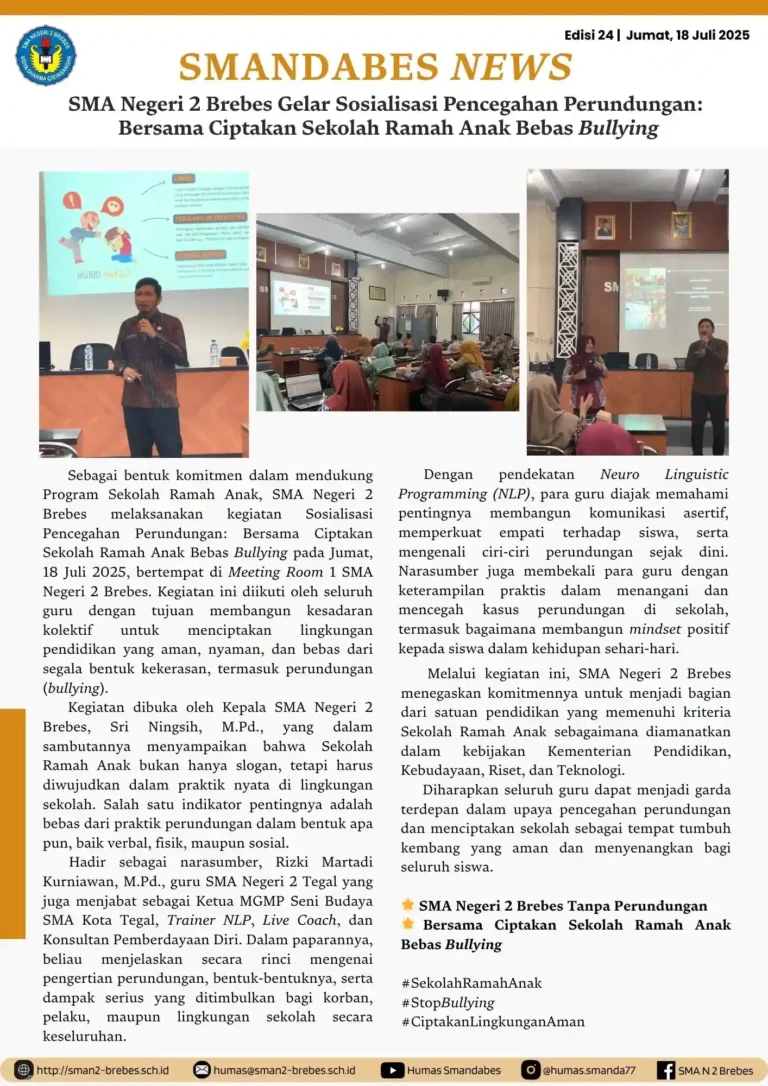 Edisi 24-Sosialisasi Pencegahan Perundungan