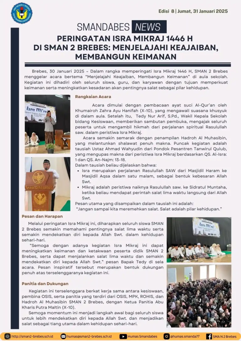 Edisi 8 - Peringatan Isra Mikraj