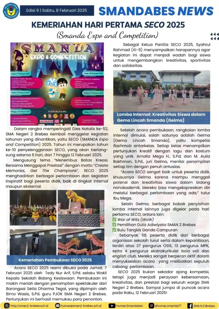 Edisi 9-Pembukaan Hari Pertama SECO